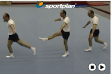 Running Front Leg LeapKey 2 content Walking-Stepping-LeapingGymnastics Drills Coaching