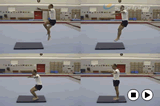 Jump on to mat (One foot to two foot)Key 1 Body Temperature RaisingGymnastics Drills Coaching