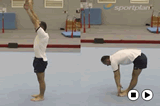 Hanging to Touch ToesKey 1 Calm DownGymnastics Drills Coaching