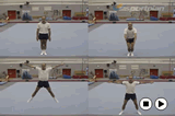Jumping (2 -2 pattern).Wide ShapeKey 1 content jump & twistGymnastics Drills Coaching