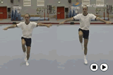 Hopping (1 to same 1).Key 1 content jump & twistGymnastics Drills Coaching