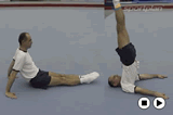 Shoulder balance.(Method Two)Key 2 content balanceGymnastics Drills Coaching