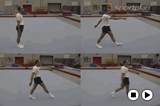 Stepping with arm movementKey 1 Body Temperature RaisingGymnastics Drills Coaching