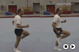 Jogging on the spotKey 1 content Walking-Stepping-LeapingGymnastics Drills Coaching