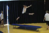 Leaping along a benchKey 1 content ApparatusGymnastics Drills Coaching
