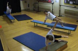 tummy up and down with balancesKey 1 content ApparatusGymnastics Drills Coaching
