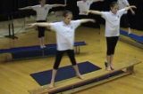 Stepping sideways along apparatusKey 1 content ApparatusGymnastics Drills Coaching