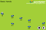 Miss 2 and OverlapBacks MovesRugby Drills Coaching