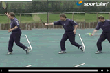 half volleyTennis Drills Coaching