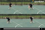 Double handed backhandTennis Drills Coaching