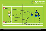 combination of volley (2nd volley position)Volley DrillsTennis Drills Coaching
