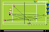 Backhand approach and volleyVolley DrillsTennis Drills Coaching