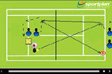 forehand passing shot, backhand volley cross courtPassing Shots DrillsTennis Drills Coaching