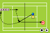 Circle Volley to a TargetVolley DrillsTennis Drills Coaching