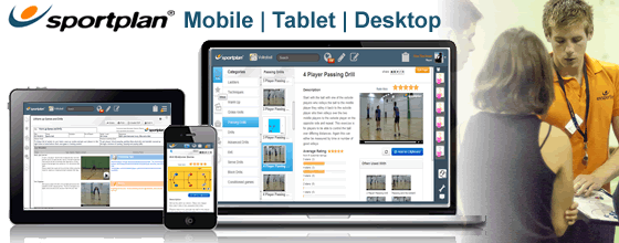 Use Sportplan on any internet enabled device